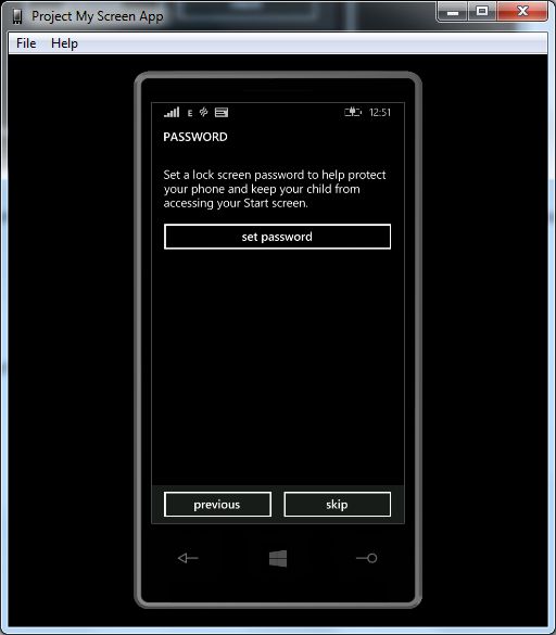 kids corner settings in windows phone